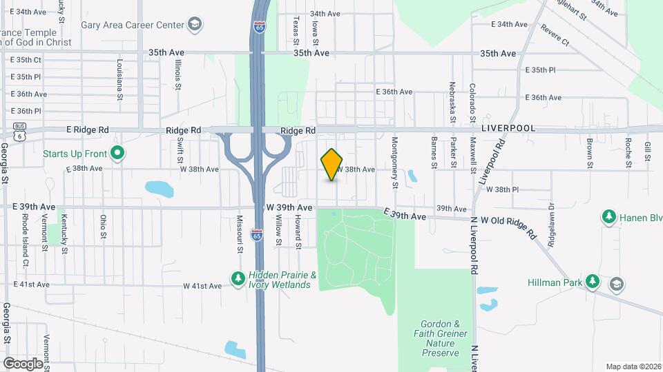 3852 Sandusky St Map and Location Details