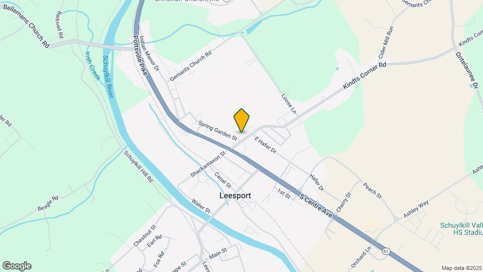 105 Spring Garden St Map and Location Details