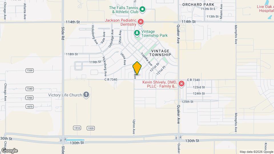 12009 Upton Ave Map and Location Details