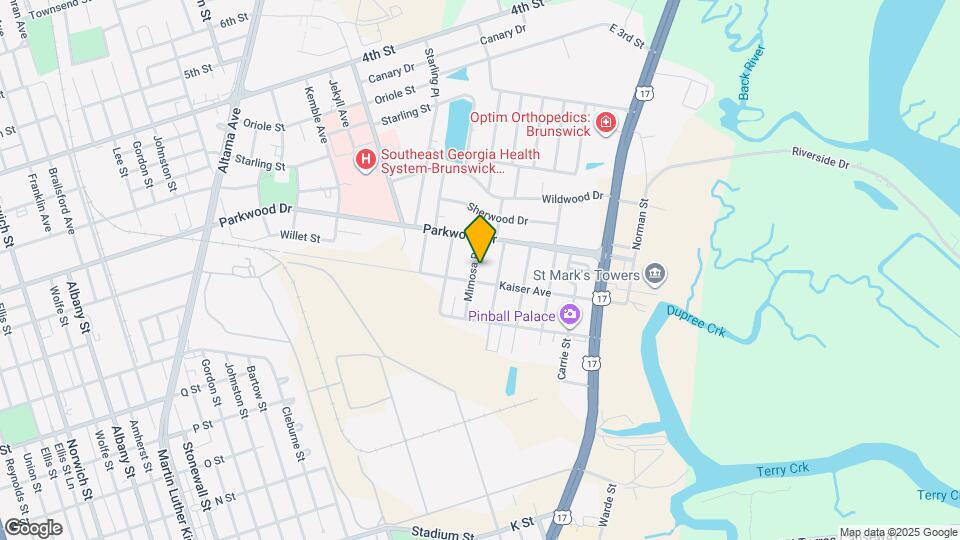 2908 Mimosa Rd Map and Location Details