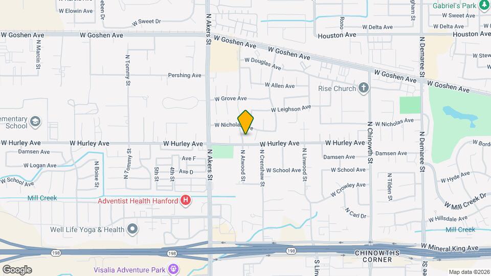 644 N Atwood St Map and Location Details