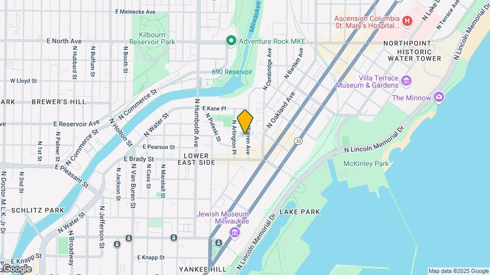 1759 N Warren Ave, Unit B Map and Location Details