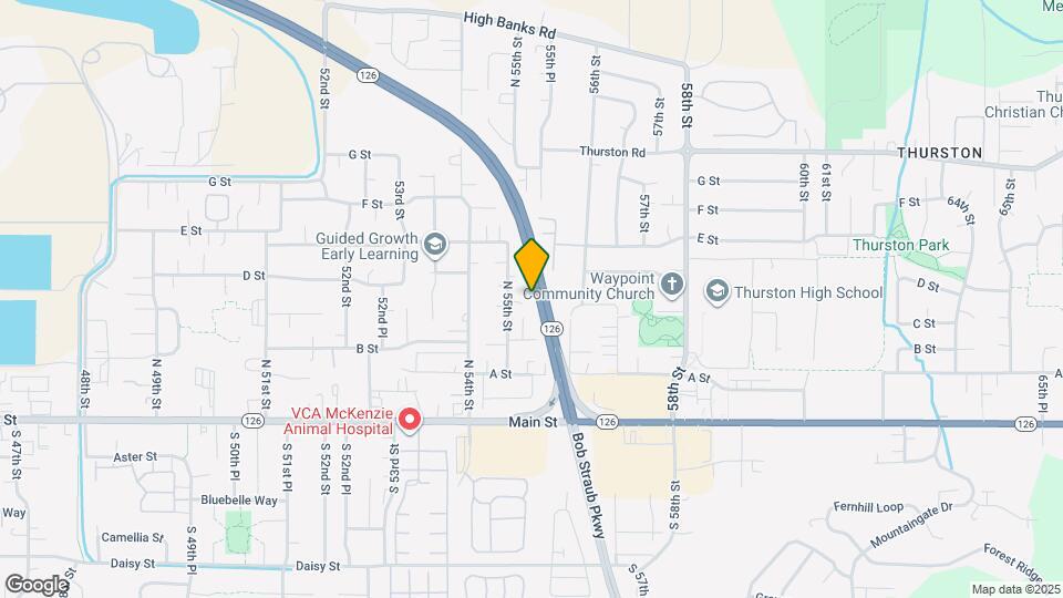 411 N 55th St Map and Location Details