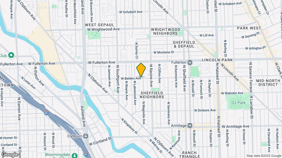 1251 W Belden Ave, Unit 06A Mapa y Detalles de la Ubicación