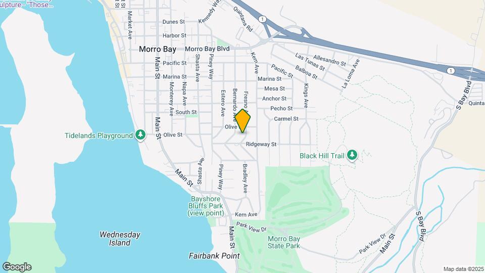 421 Fresno Ave Map and Location Details