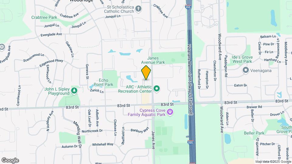 8123 Waterbury Ct Map and Location Details