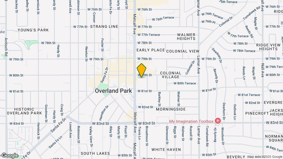 8045 Metcalf Ave-Unit -128.663157 Map and Location Details