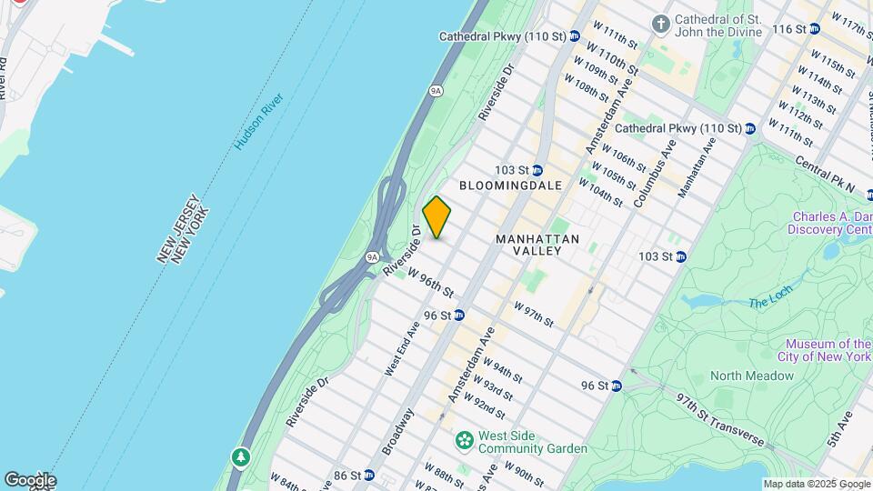 312 W 98th St Map and Location Details