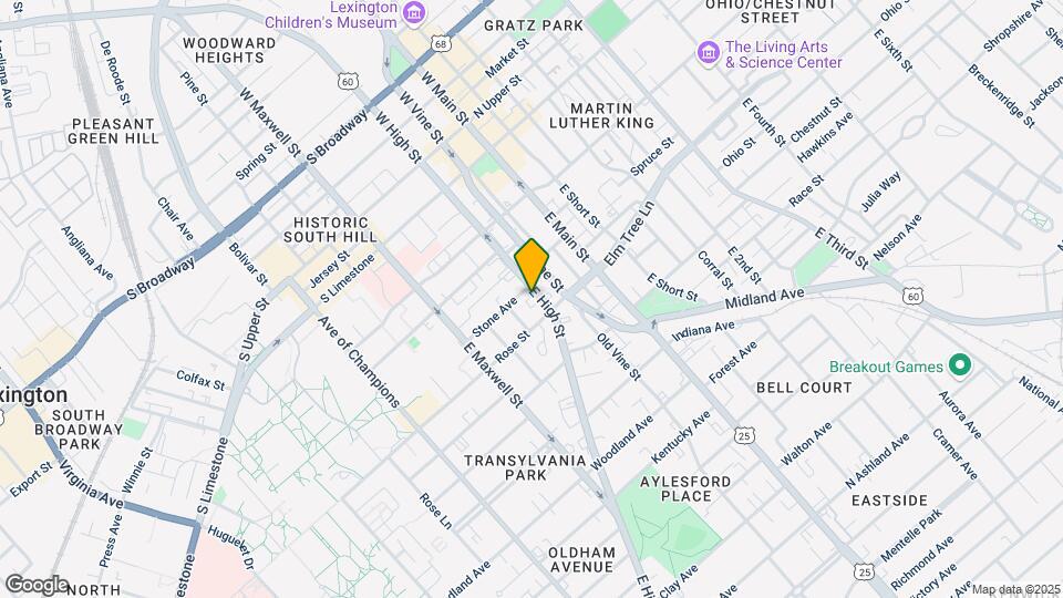 256 E High St Mapa y Detalles de la Ubicación