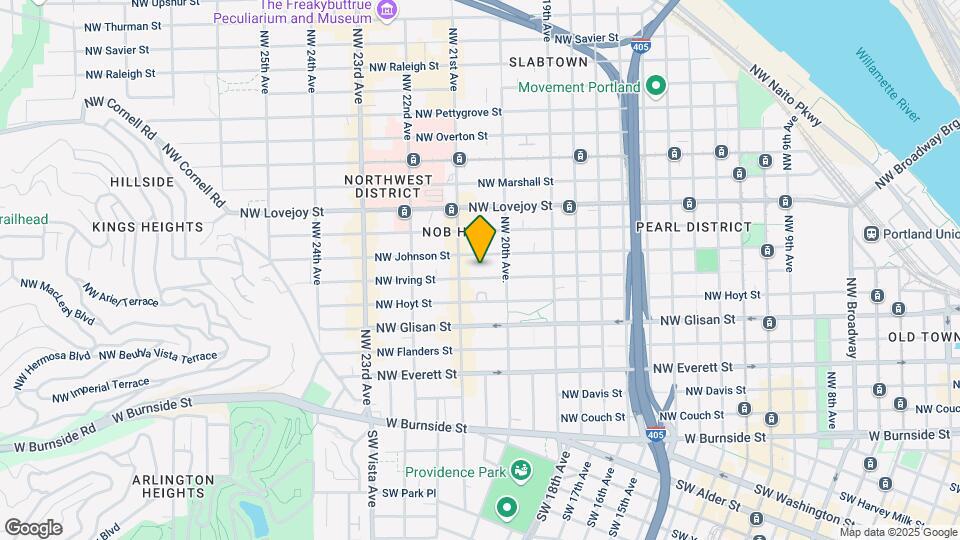 2063 NW Irving St Mapa y Detalles de la Ubicación
