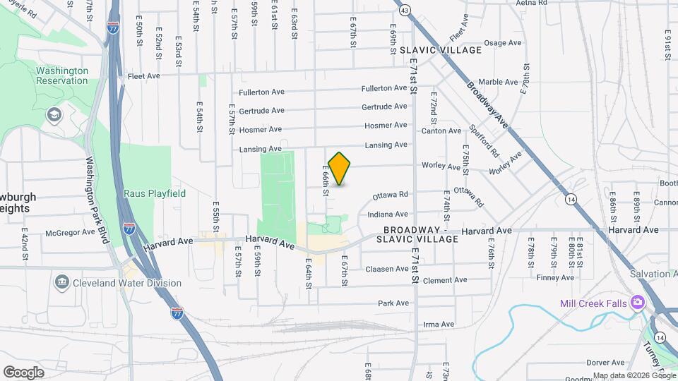 6624 Collier Ave Map and Location Details