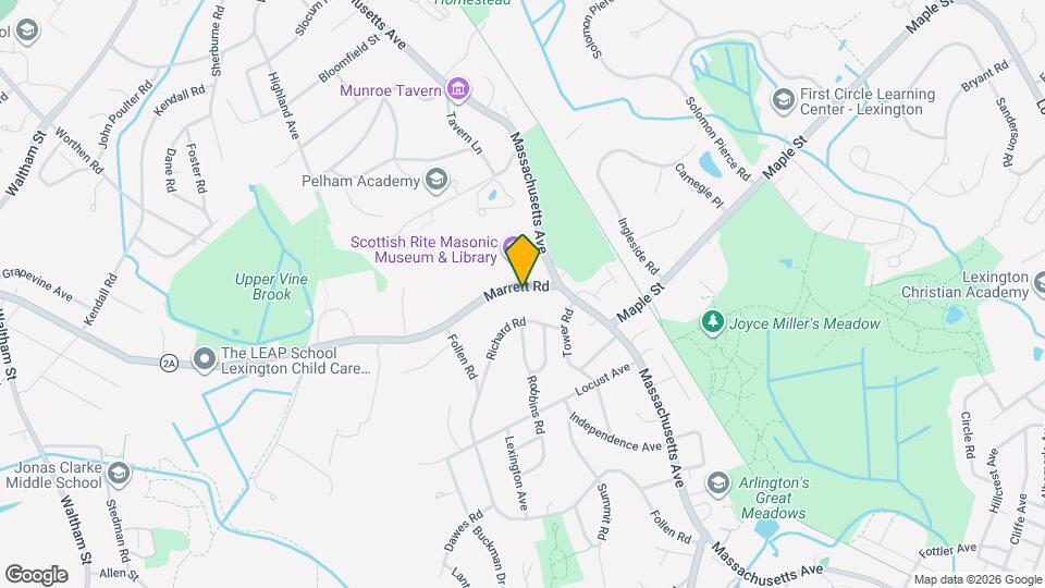 20 Marrett Rd Map and Location Details