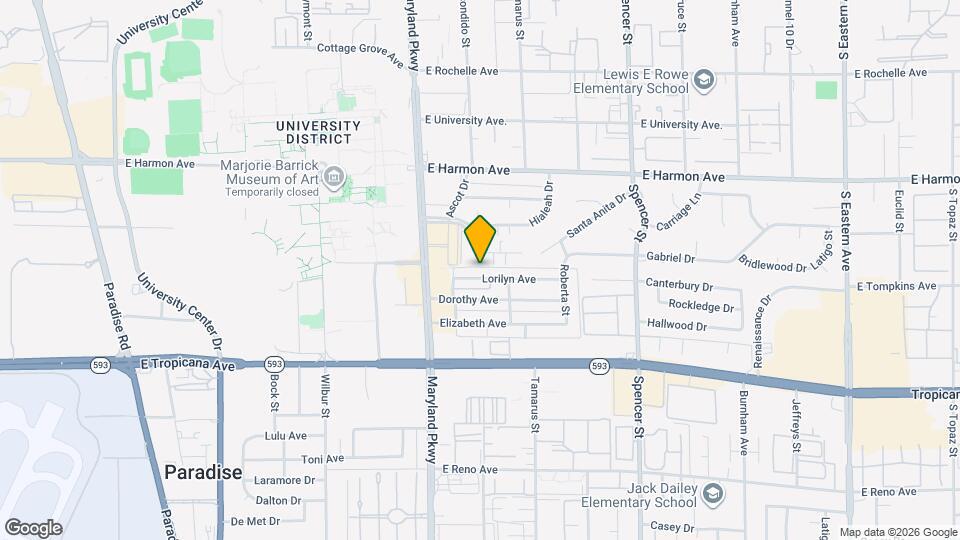 1358 Lorilyn Ave Map and Location Details