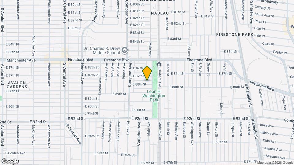 1627 E 88th St Map and Location Details