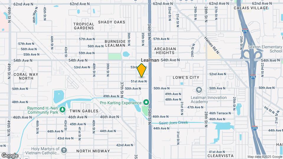 3499 51st Ave N Mapa y Detalles de la Ubicación