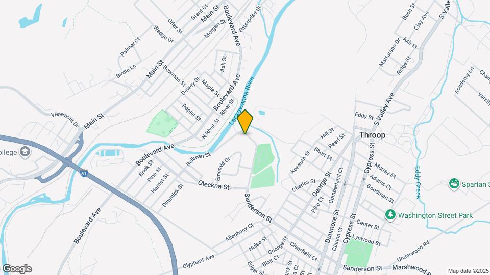 208 Sanderson St Map and Location Details