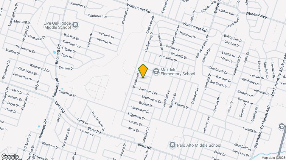 2801 Diaz Dr Map and Location Details