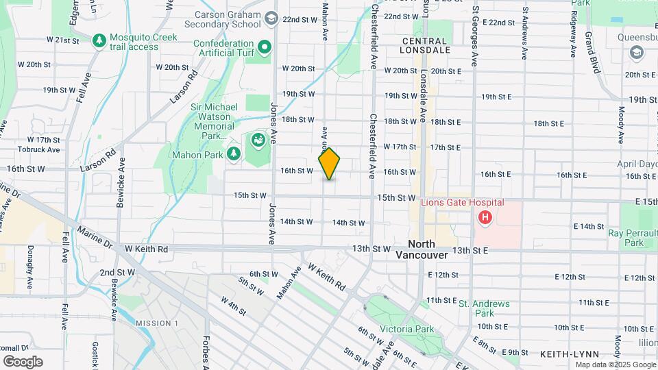 1520 Mahon Av Map and Location Details