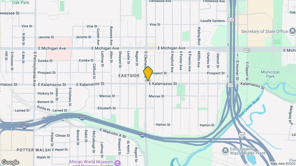 329 S Clemens Ave Map and Location Details