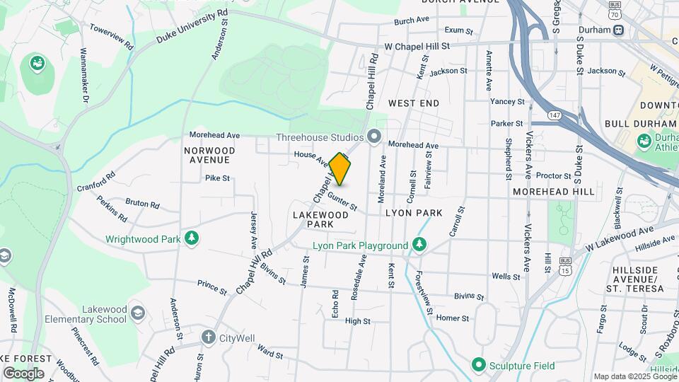 1710 Gunter St Map and Location Details