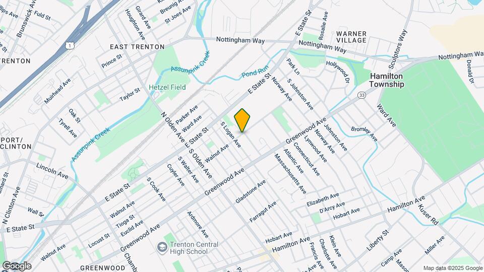 201 Woodlawn Ave Map and Location Details