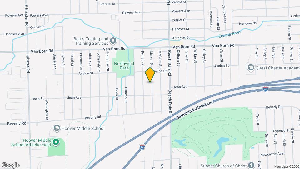 6120 Marvin St Map and Location Details