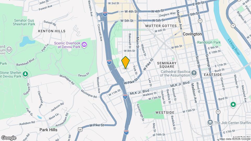 921 Philadelphia St Map and Location Details