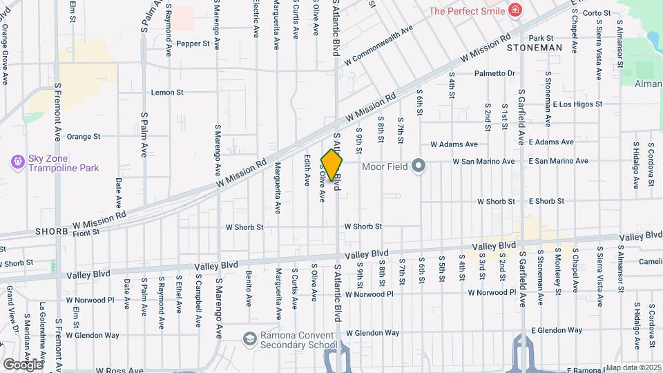 931 S Atlantic Blvd Map and Location Details