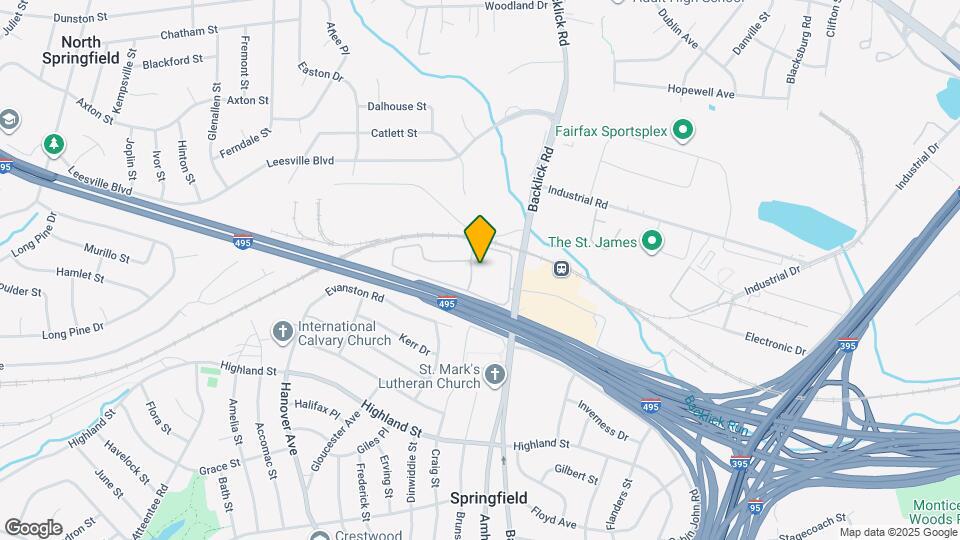 Springfield Square Map and Location Details