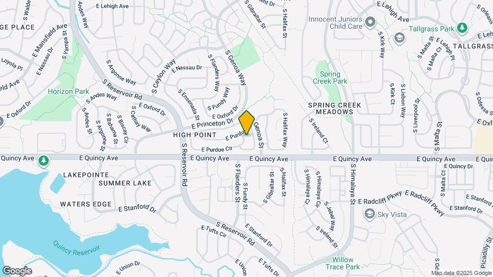 19672 E Purdue Cir Mapa y Detalles de la Ubicación