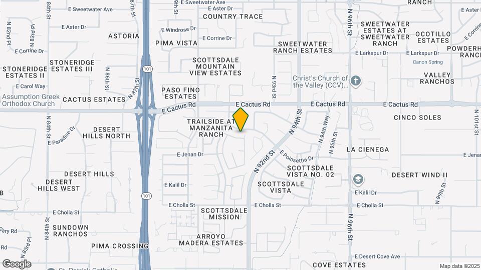 9166 E Laurel Ln Map and Location Details