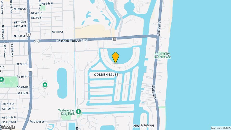 400 Golden Isles Dr Map and Location Details