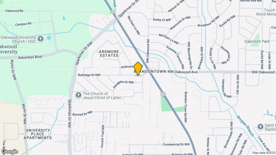4607 Rutledge Dr NW Map and Location Details