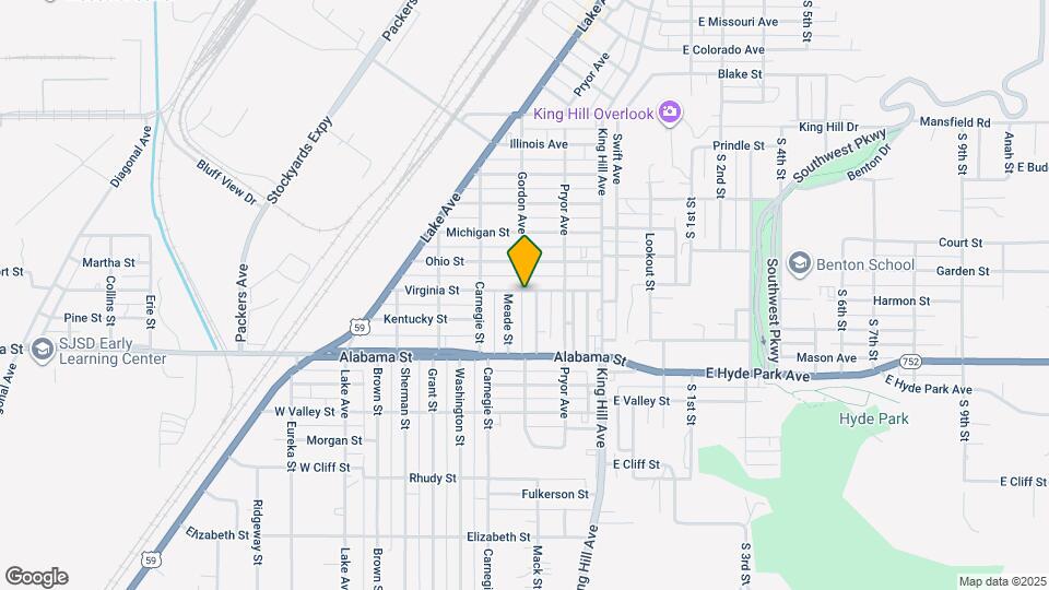 6002 Gordon Ave Map and Location Details