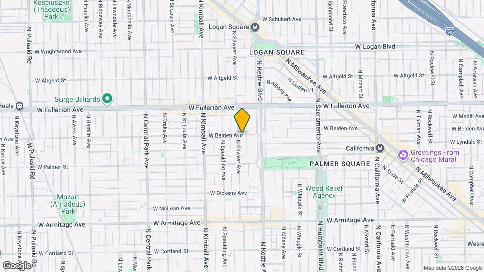3227 W Belden Ave Map and Location Details