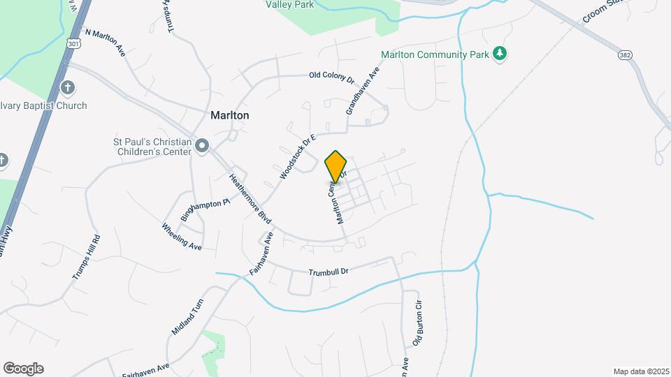 12613 Marlton Center Dr Map and Location Details