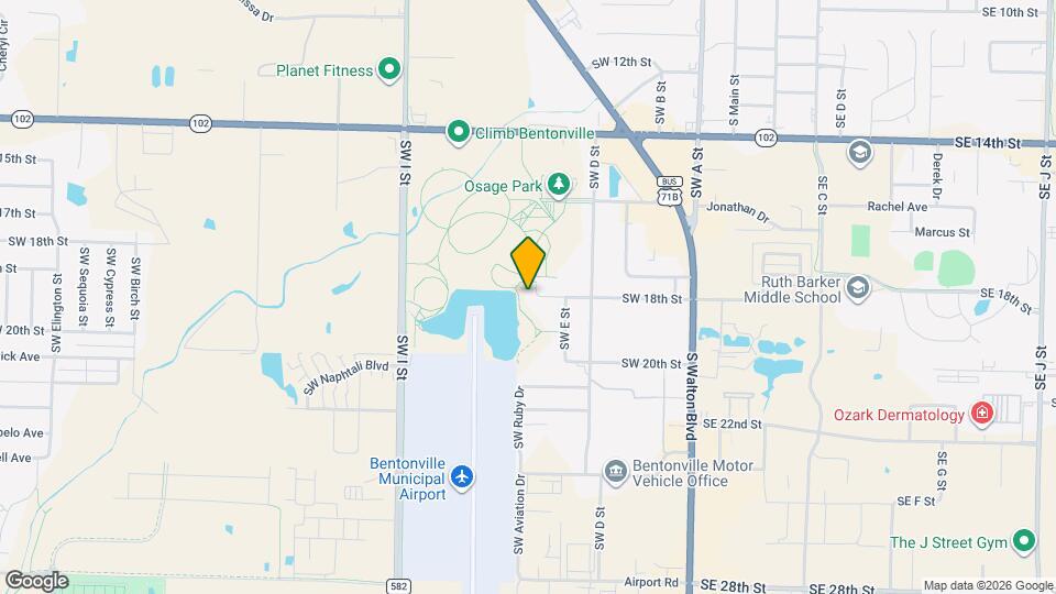 1704 SW F St Map and Location Details