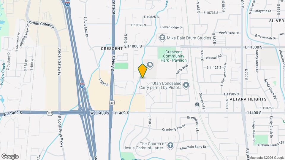 11201 Crescent Oak Way Map and Location Details