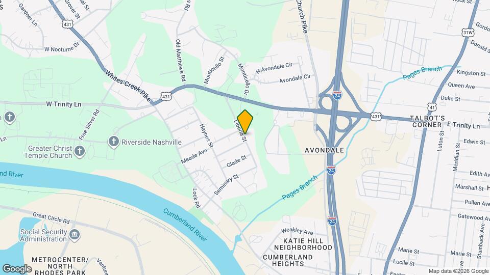 1827 Liberia St Map and Location Details