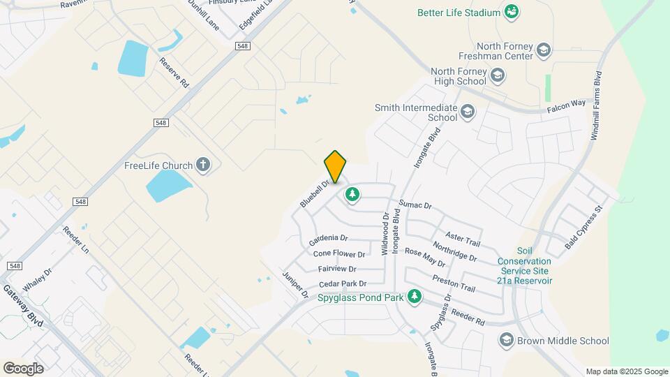 2039 Faircrest Trail Map and Location Details