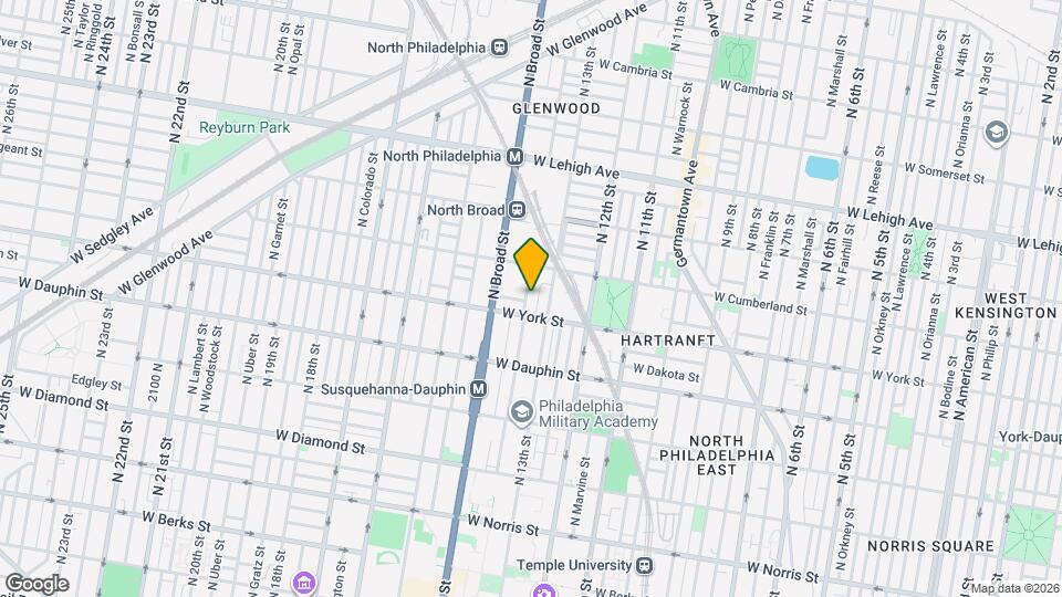 2423 N Park Ave Map and Location Details