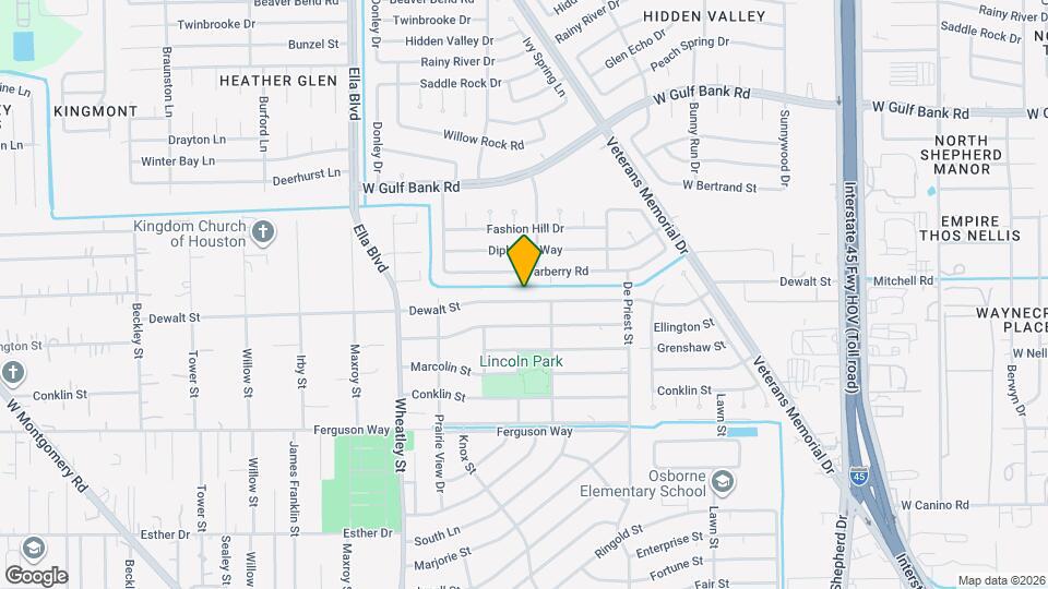 986 Dewalt St Map and Location Details