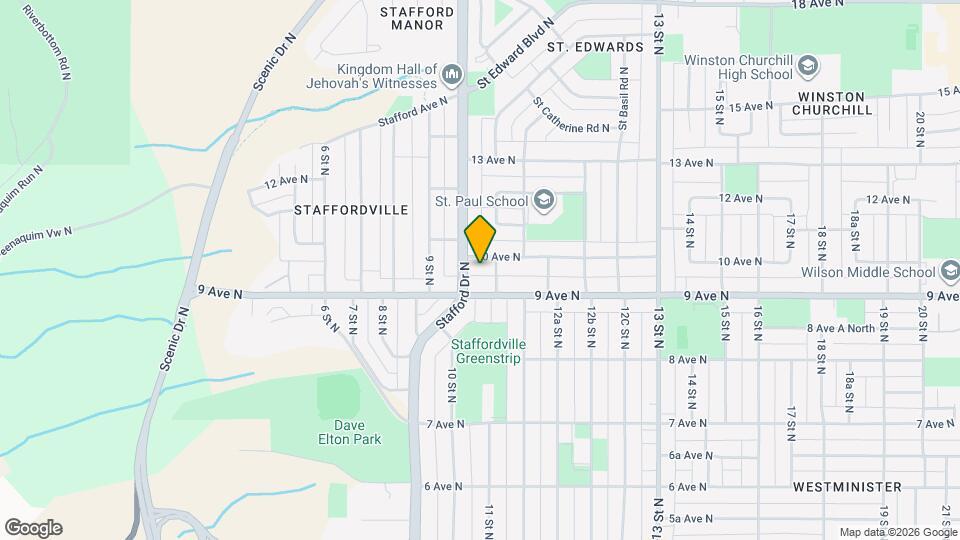 Main Floor 2 bedroom With AC, Utilities Included Map and Location Details