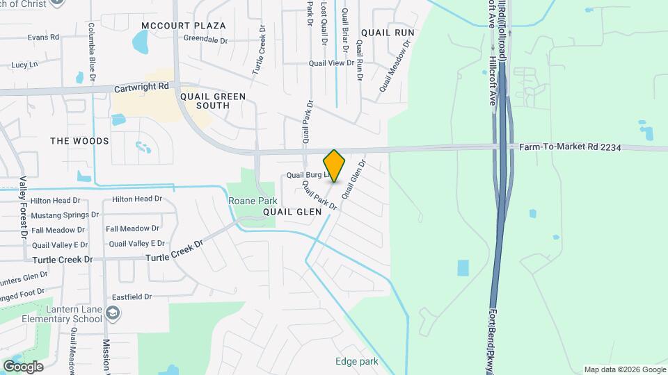 17023 Quail Bend Dr Map and Location Details