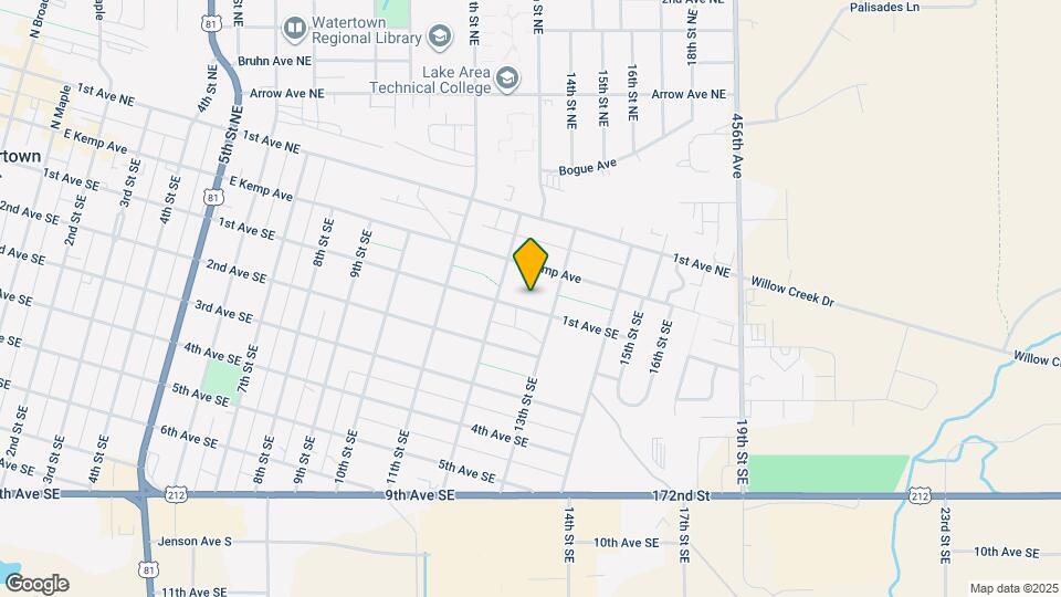 1219 1st Ave SE Map and Location Details