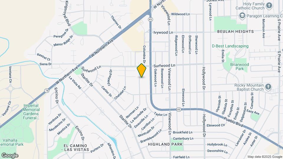 2118 Norman Ln Map and Location Details