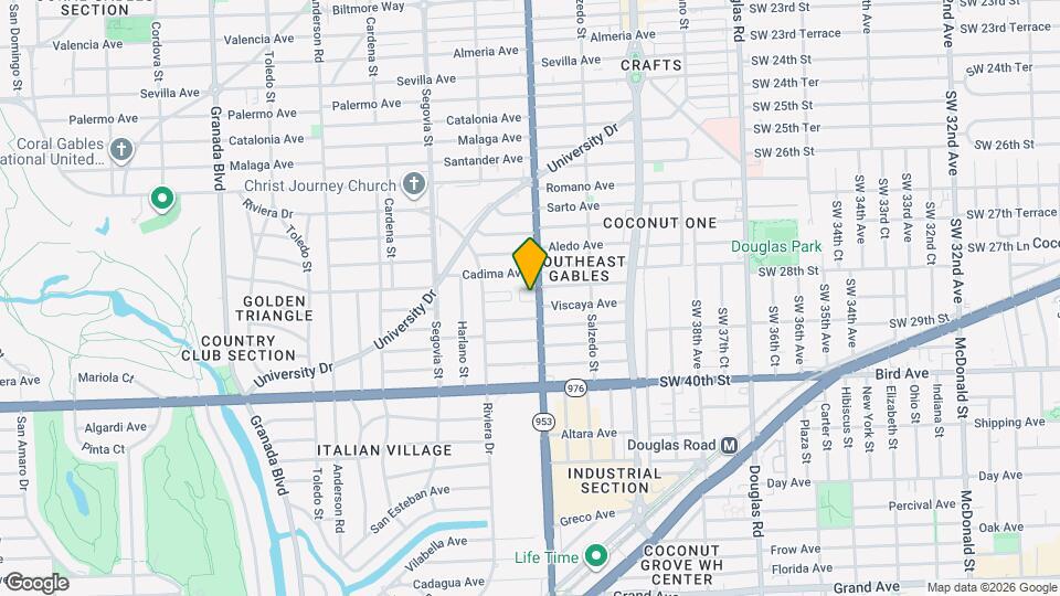 405 Viscaya Ave Map and Location Details