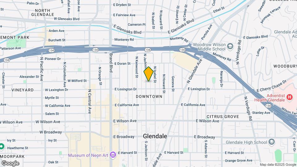 412 N Jackson St Mapa y Detalles de la Ubicación