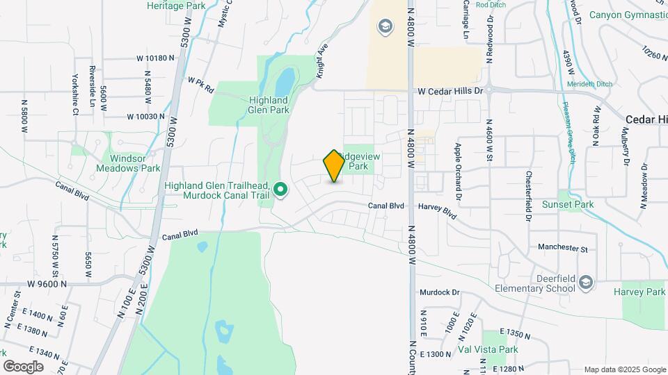 5002 Evergreen Ln Map and Location Details
