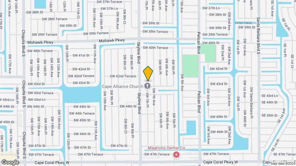 4217 SW 7th Pl Map and Location Details